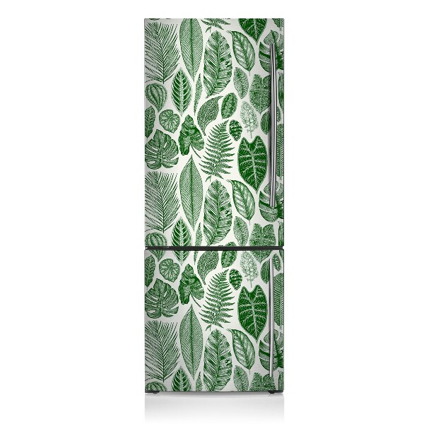 Magnet frigo grand format Feuilles de palmier