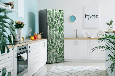 Magnet frigo grand format Feuilles de palmier