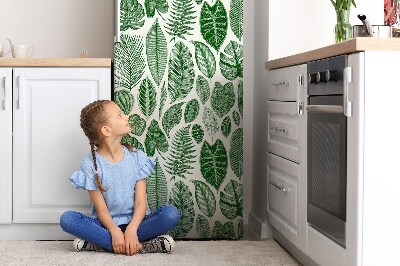 Magnet frigo grand format Feuilles de palmier