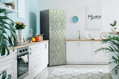 Sticker frigo magnetique Ornement vert