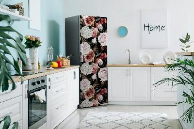 Deco frigo magnetique Fleurs baroques