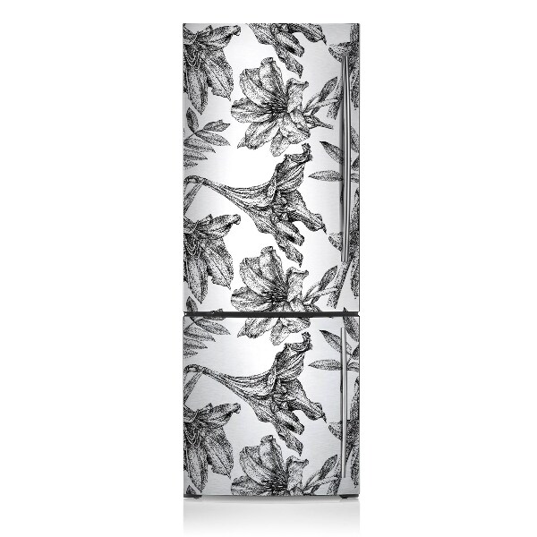 Decoration frigo magnetique Fleurs de lys