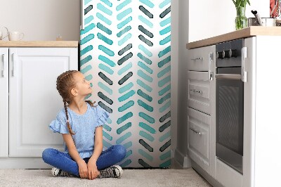 Decoration frigo magnetique Aquarelle de flamme
