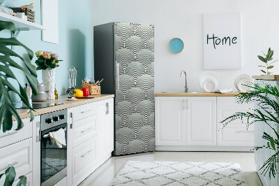 Sticker frigo magnetique Motif semi-circulaire