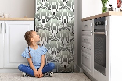 Sticker frigo magnetique Motif semi-circulaire