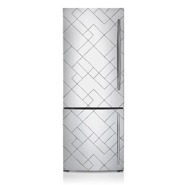 Decoration frigo magnetique Lignes et carrés