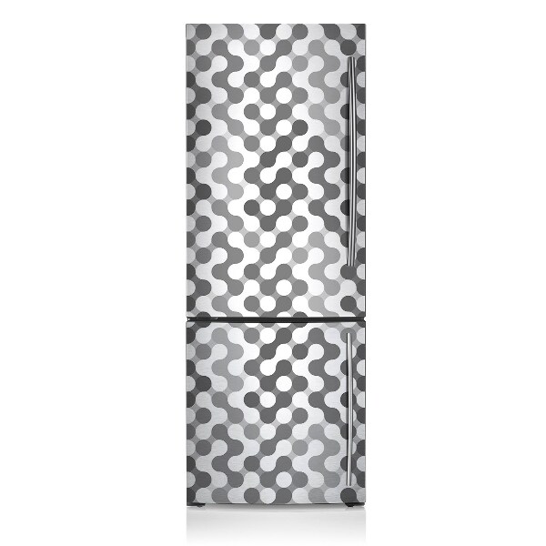 Decoration frigo magnetique Roues grises et blanches