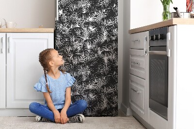 Sticker frigo magnetique Main noire