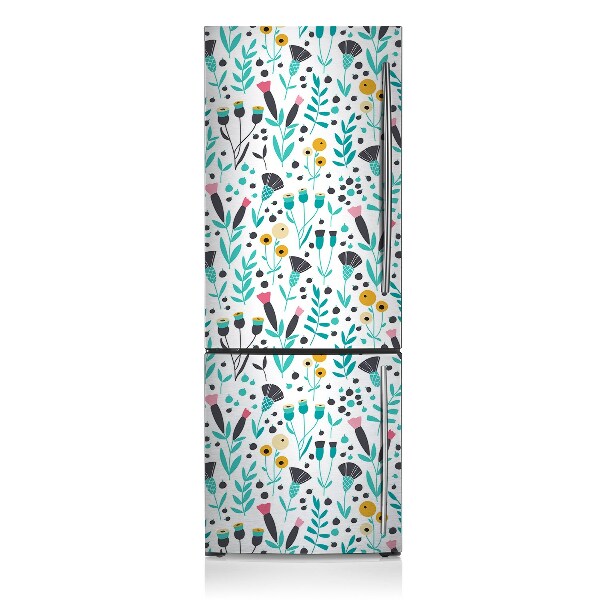 Decoration frigo magnetique Fleur scandinave