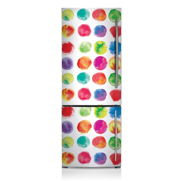 Decoration frigo magnetique Points peints