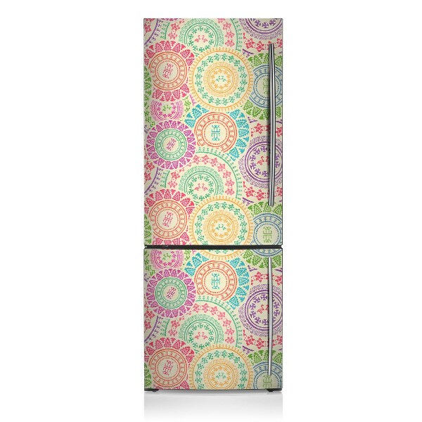 Sticker frigo magnetique Motif rond