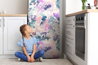 Decoration frigo magnetique Jardin avec des fleurs
