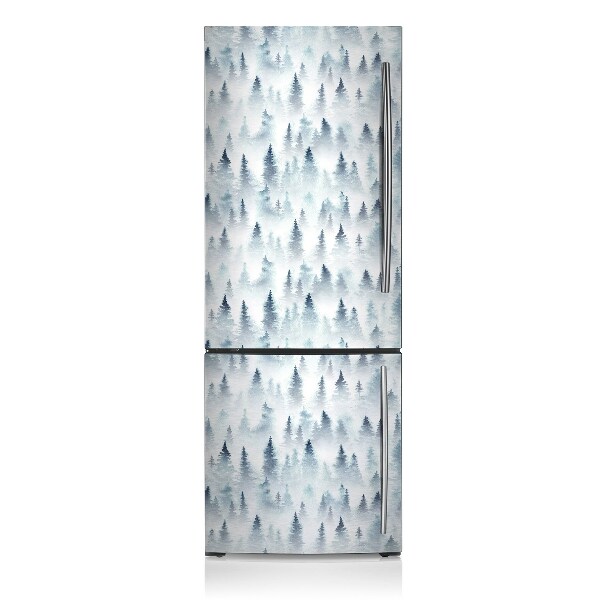 Deco frigo magnetique Forêt brumeuse
