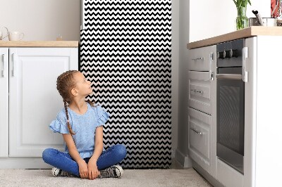 Sticker magnet frigo Noir et noir