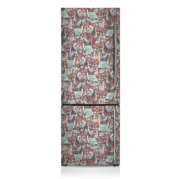 Deco frigo magnetique Vieille ville