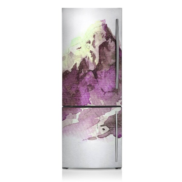 Cache frigo magnetique Paysage de montagne peint