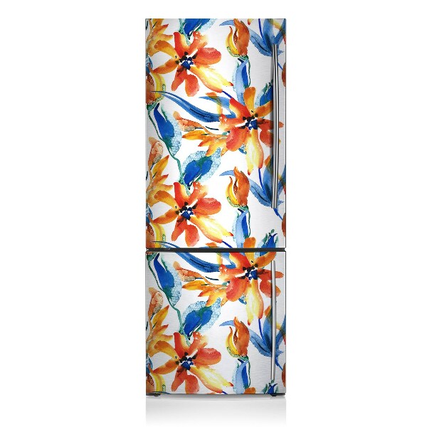 Decoration frigo magnetique Fleurs ensoleillées