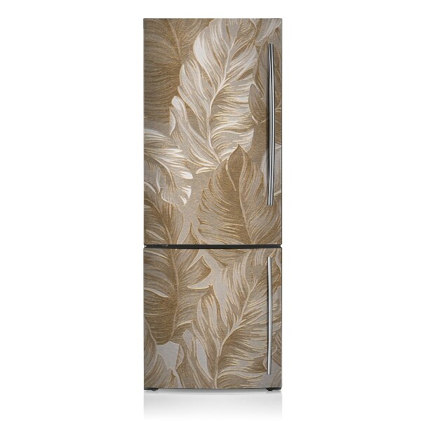 Deco frigo magnetique Feuilles d'or