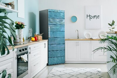 Sticker magnet frigo Assiette bleue