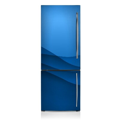 Sticker magnet frigo Passage bleu