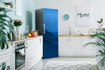 Sticker magnet frigo Passage bleu