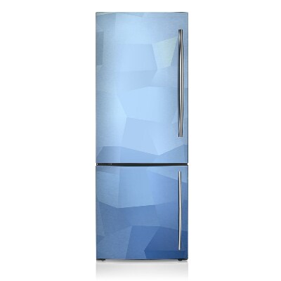 Sticker magnet frigo Résumé bleu
