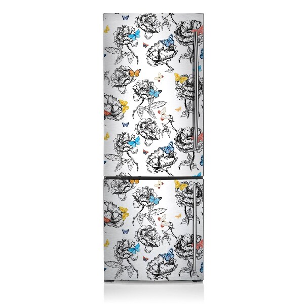 Cache frigo magnetique Papillons