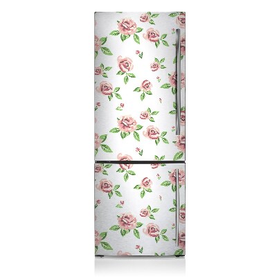 Cache frigo magnetique Fleurs pastel