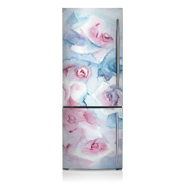 Cache frigo magnetique Fleurs pastel