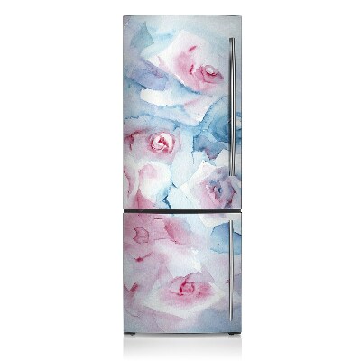 Cache frigo magnetique Fleurs pastel