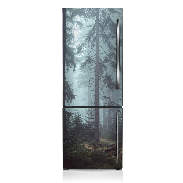 Cache frigo magnetique Forêt brumeuse