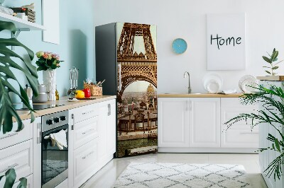Cache frigo magnetique Tour eiffel