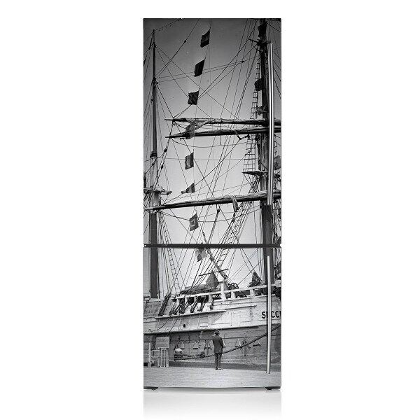 Cache frigo magnetique Vieux navire