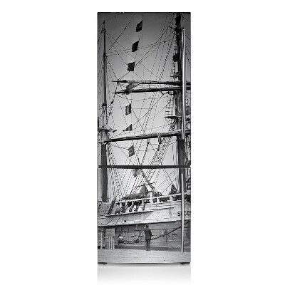 Cache frigo magnetique Vieux navire