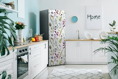 Deco frigo magnetique Fleur botanique