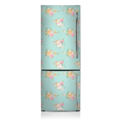 Cache frigo magnetique Bouquets pastel