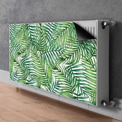 Tapis magnétique pour radiateur Feuilles exotiques