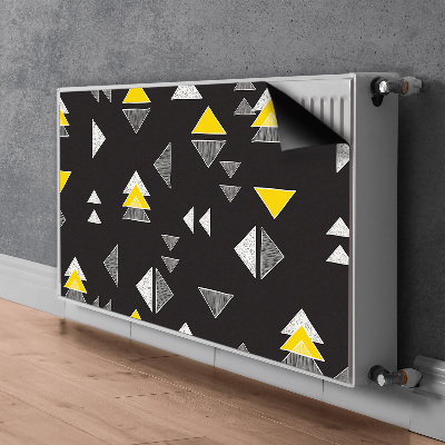 Cache radiateur déco Triangles tirés