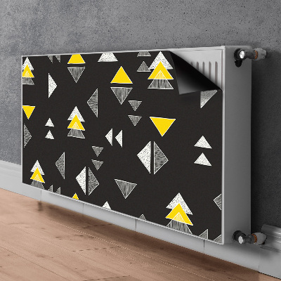 Cache radiateur déco Triangles tirés