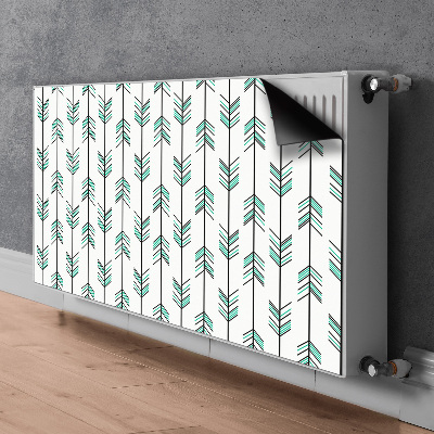 Cache radiateur déco Flèches de motif