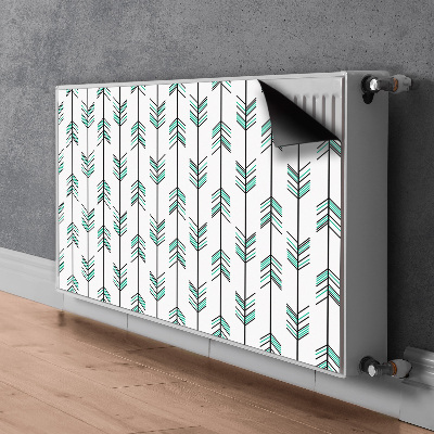 Cache radiateur déco Illustration des flèches