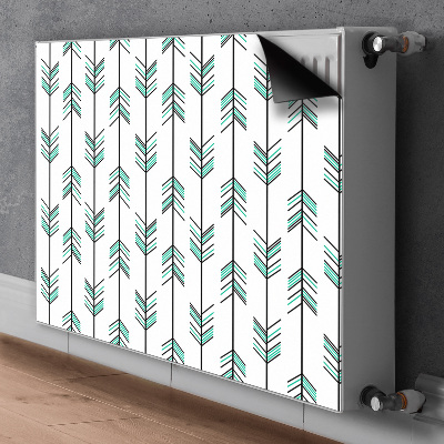 Cache radiateur déco Illustration des flèches