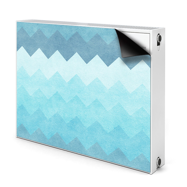 Aimant cache radiateur Motif en zigzag