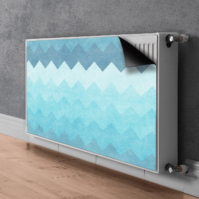 Aimant cache radiateur Motif en zigzag