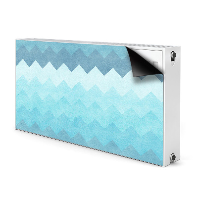 Aimant cache radiateur Motif en zigzag