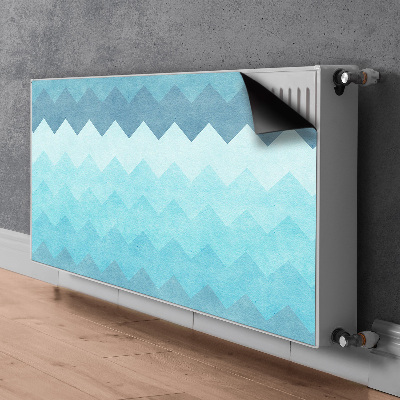 Aimant cache radiateur Motif en zigzag