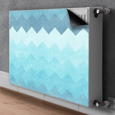 Aimant cache radiateur Motif en zigzag