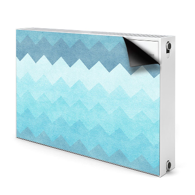 Aimant cache radiateur Motif en zigzag