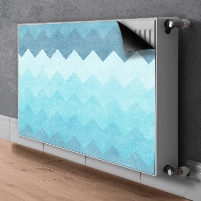 Aimant cache radiateur Motif en zigzag