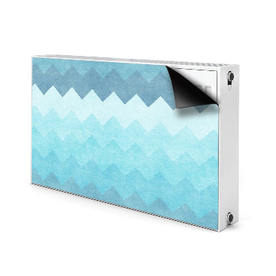 Aimant cache radiateur Motif en zigzag